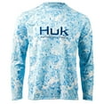 thumbnail image 1 of Huk Pursuit Crew Long Sleeve Shirt, Assorted Styles, 1 of 3