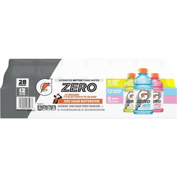 Gatorade Zero Sugar Thirst Quencher Variety Pack, 12 fl. oz., 28 pk.
