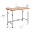 thumbnail image 10 of Seville Classics UltraHD 5-Piece Storage Cabinet System with Height Adjustable Workbench, 9' Wide, 10 of 15