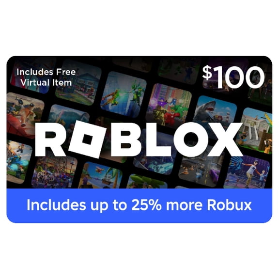 Roblox Email Delivery Gift Card + Exclusive Virtual Item, Various Amounts