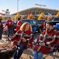 thumbnail image 6 of Pegasus Sports Atlanta Falcons Wearable Sherpa Throw, 6 of 7
