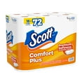 thumbnail image 3 of Scott Comfort Plus 1-Ply Toilet Paper, 18 rolls, 310 sheets/roll, 3 of 6