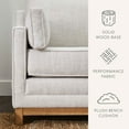 thumbnail image 6 of details by Becki Owens Freesia Upholstered Sofa and Storage Ottoman, 6 of 10