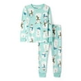 thumbnail image 1 of Carter's Baby & Toddler Holiday 2-Piece Velboa Pajama Set, 1 of 5