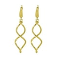 thumbnail image 2 of Twist Dangle Earrings in 14K Gold, 2 of 3