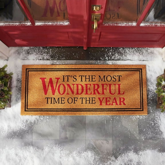 Member's Mark Holiday Double Door Coir Doormat