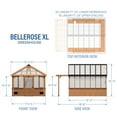 thumbnail image 14 of Backyard Discovery 13' x 11' Traditional Cedar Greenhouse - DIY, 14 of 16