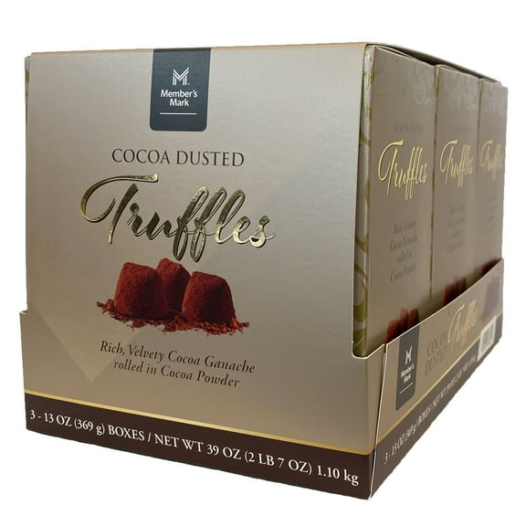 Member's Mark Cocoa Dusted Truffles, 3 pk.