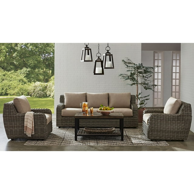 Member's Mark Athena Deep Seating Set with Sunbrella Fabric, 4pc