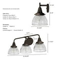 thumbnail image 4 of Hunter Cypress Grove Light Sconce Wall Light Fixture, Multiple Sizes, 4 of 8