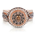 thumbnail image 2 of 1.95 ct. t.w. Fancy Brown Diamond Ring in 14K Rose Gold (HI-I1), 2 of 3