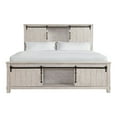 thumbnail image 3 of Society Den Jack Platform Storage Bed in White, Assorted Sizes, 3 of 13