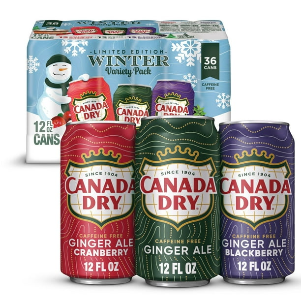 Canada Dry Winter Variety Pack 12 36