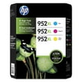 thumbnail image 1 of HP 952XL High Yield Original Ink Cartridges, Cyan/Magenta/Yellow, 3 Pack, 1 of 8