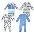 thumbnail image 1 of Member's Mark Baby 4 Pack Tight Fit Sleep & Play, 1 of 7