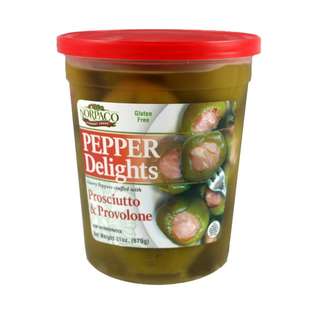 Pepper Delights Sweet Peppers Stuffed with Prosciutto and Provolone, 31 oz.