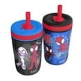 thumbnail image 2 of Zak Designs 12-oz. Stainless Steel Double-Wall Tumbler for Kids with Straw, 2-Piece Set, 2 of 9
