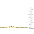 thumbnail image 3 of Semi Solid Rope Chain Necklace in 14K Gold, 3 of 9