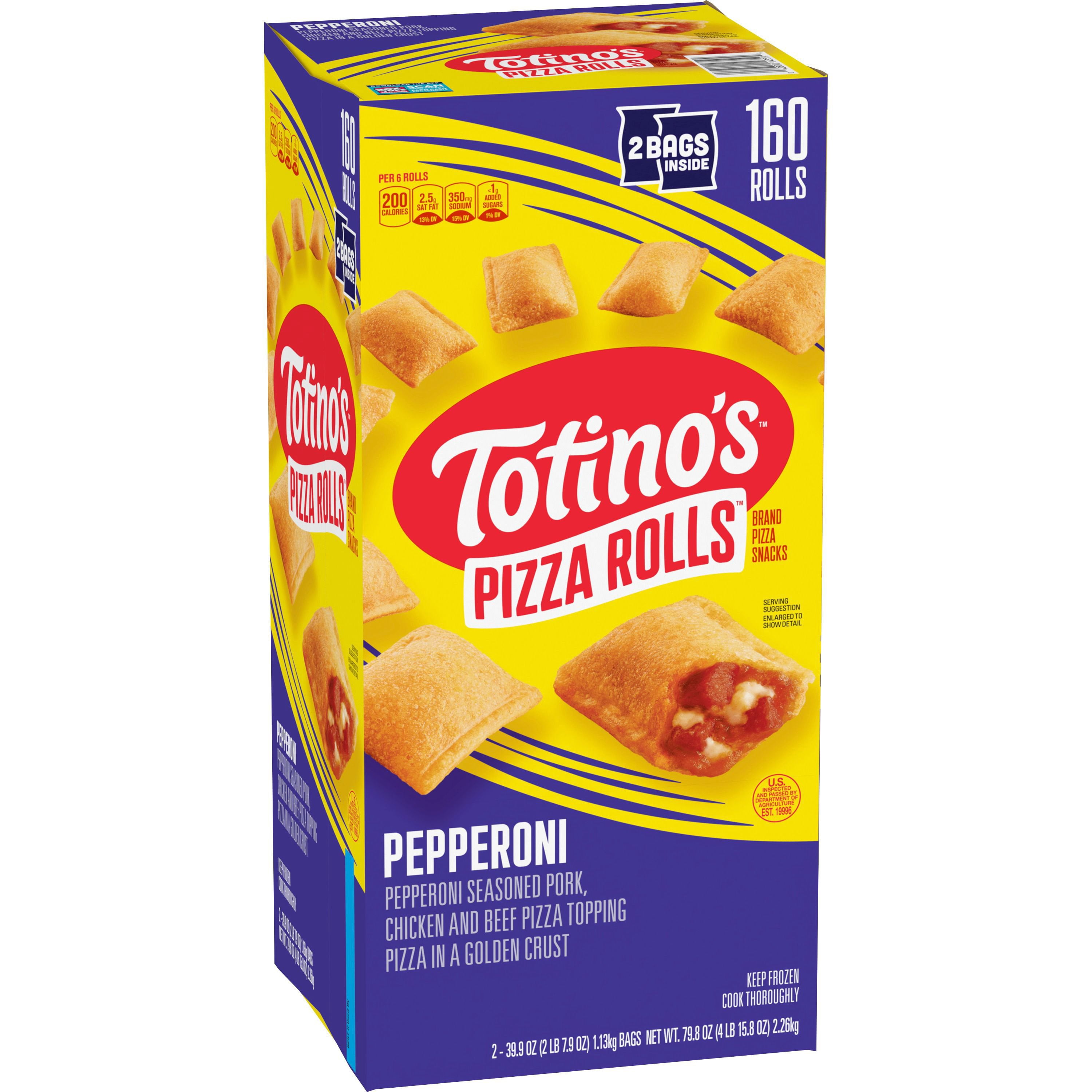 Totino's Pepperoni Pizza Rolls, Frozen, 160 ct.