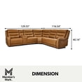 thumbnail image 4 of Member's Mark Cooper Power Reclining Leather Sectional, 4 of 9