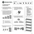 thumbnail image 12 of Member's Mark 5-Tier Heavy-Duty Shelf, 48"W x 20"D x 72"H, 12 of 14