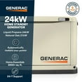 thumbnail image 2 of Generac 24,000 Watt Standby Generator with 200 Amp Automatic Transfer Switch, 2 of 7