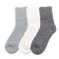 thumbnail image 2 of Cuddl Duds Women's 3-Pack Plush Lounge Sock, 2 of 4