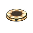 thumbnail image 4 of Member's Mark Matte Black LED Solar Disc Lights, 6-Pack, 4 of 15