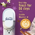 thumbnail image 6 of Febreze PLUG Air Freshener, Baked Cinnamon Apples and Cuddle Weather Holiday Scents, 1 Warmer + 5 Refills, 4.35 fl. oz., 6 of 10