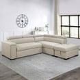 thumbnail image 1 of Zion Fabric Storage Sectional With Pullout Bed, Assorted Colors, 1 of 12