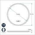 thumbnail image 6 of Nordic Ware 2-Piece Traditional and Crisper Pizza Pan, 6 of 6