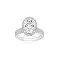 thumbnail image 1 of Lab Created Diamond 3.60 CT.T.W. Oval Cut Bridal Set, 1 of 8