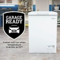 thumbnail image 3 of Igloo 3.5 Cu. Ft. Chest Freezer, White, 3 of 8