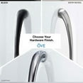 thumbnail image 5 of Breeze 34” x 34” x 77” Corner Shower Kit with Frosted Glass, Walls, Base and Hardware, 5 of 13