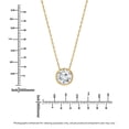 thumbnail image 3 of Lab Created Diamond Pendant in 14K Gold, 3 of 6