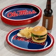 thumbnail image 5 of NCAA Oval Paper Plates, 10" x 12", 50 ct., Choose Team, 5 of 7