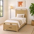 thumbnail image 1 of Society Den Woodridge Storage Bed in Natural, Assorted Sizes, 1 of 8