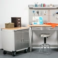 thumbnail image 11 of Seville Classics UltraHD 2 Door Rolling Cabinet, 28" W x 18” D x 34.5" H, 11 of 15