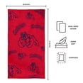 thumbnail image 5 of Logo Brands Fresno State Bulldogs 38"x72" Beach Towel, 5 of 5