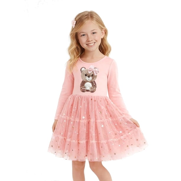 Zunie Girls Long Sleeve Tutu Dress - Samsclub.com Zunie Girls Long Sleeve Tutu Dress - Samsclub.com