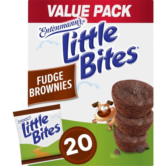 Entenmann's Little Bites Fudge Brownie Mini Muffins 1.8 oz., 20 pk.