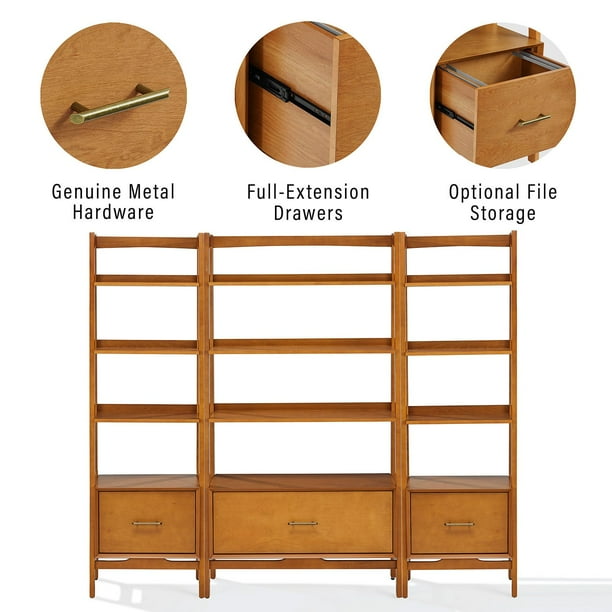 Crosley Furniture Landon 3-Piece Etagere Bookcase Set - Samsclub.com