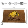 thumbnail image 3 of Logo Brands Bowie State Bulldogs Doormat, 3 of 5