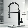 thumbnail image 4 of Vigo Edison Pull-Down Spray Kitchen Faucet (Matte Black), 4 of 16