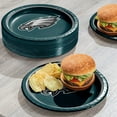 thumbnail image 3 of Philadelphia Eagles NFL Round Paper Plates, 10", 85 ct., 3 of 8