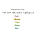 thumbnail image 4 of Sharpie - Retractable Highlighters, Chisel Tip, Assorted Fluorescent Colors - 5/Set, 4 of 5