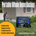 thumbnail image 3 of 13500/10500- Watt Westinghouse Tri-Fuel Portable Generator with CO Sensor + Remote Electric Start / Propane Hose, 3 of 15