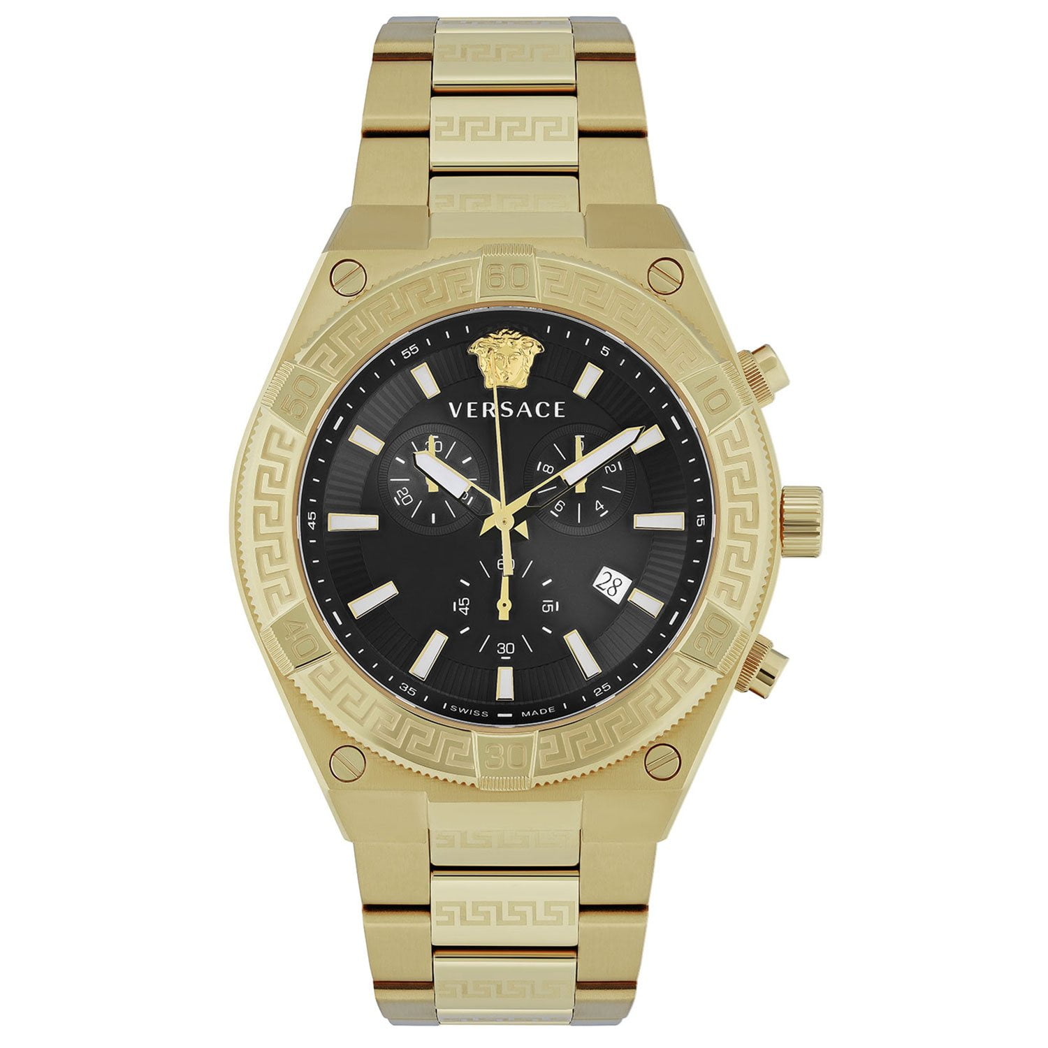 Versace Men's V-Sporty Greca 46MM Gold-Tone Watch - Samsclub.com