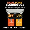 thumbnail image 7 of Ninja Foodi 6-in-1, 8-Quart 2 Basket Air Fryer with DualZone Technology & 2 Bonus Broiler Racks, 7 of 12