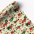 thumbnail image 3 of Mah Melanin Santa's List Premium Wrapping Paper, 4 pk., 3 of 5